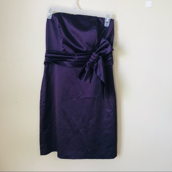 The Limited Formal Strapless Dress Plum - Picture 1 of 8